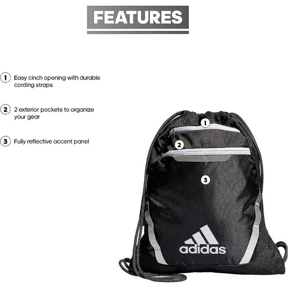 Boy Girl Black White Rumble 3 Sackpack main image 15